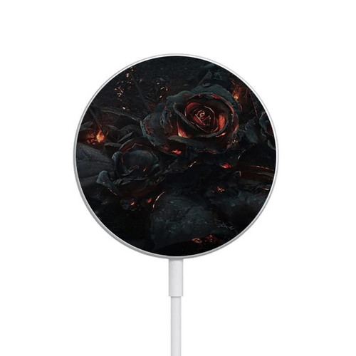 S3672 Burned Rose Magnetic Wireless Charger Pad with MagSafe 15W for iPhone 16 15 14 13 12