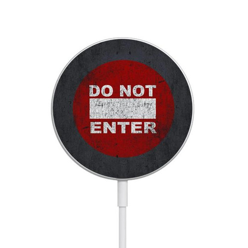 S3683 Do Not Enter Magnetic Wireless Charger Pad with MagSafe 15W for iPhone 16 15 14 13 12