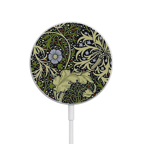 S3792 William Morris Magnetic Wireless Charger Pad with MagSafe 15W for iPhone 16 15 14 13 12