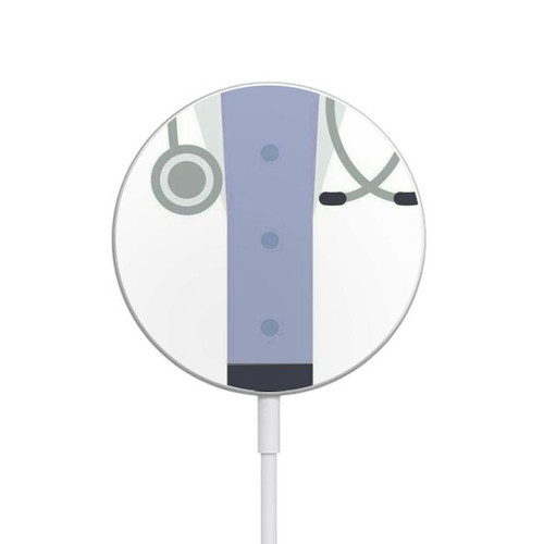 S3801 Doctor Suit Magnetic Wireless Charger Pad with MagSafe 15W for iPhone 16 15 14 13 12