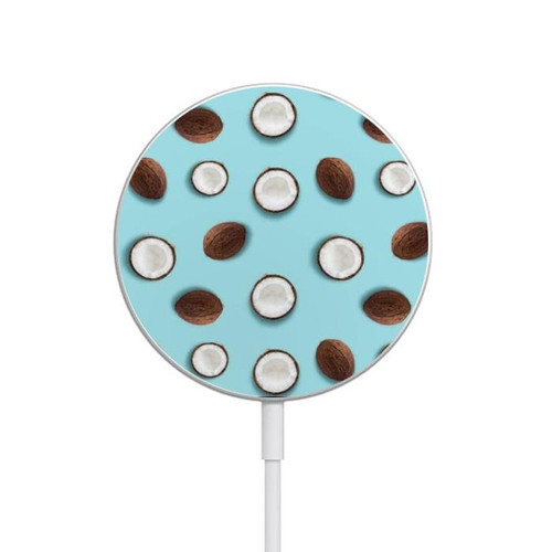 S3860 Coconut Dot Pattern Magnetic Wireless Charger Pad with MagSafe 15W for iPhone 16 15 14 13 12