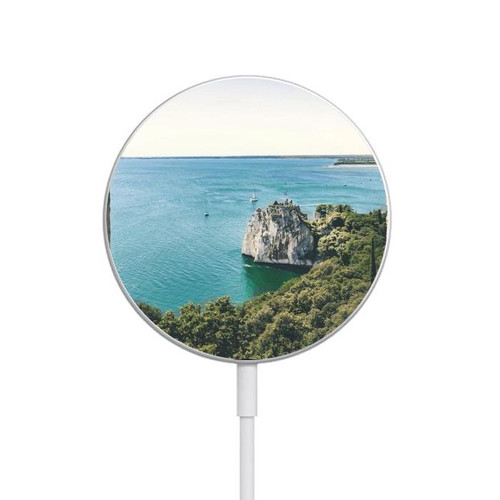S3865 Europe Duino Beach Italy Magnetic Wireless Charger Pad with MagSafe 15W for iPhone 16 15 14 13 12