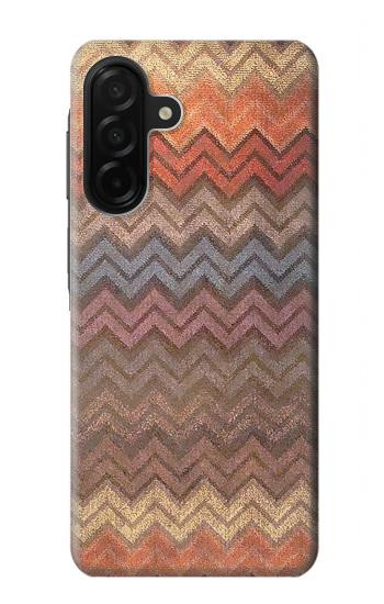 S3752 Zigzag Fabric Pattern Graphic Printed Case For Samsung Galaxy A26