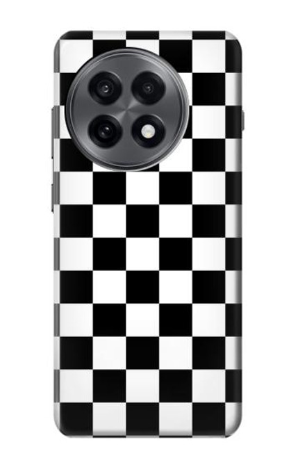 S1611 Black and White Check Chess Board Case For OnePlus 13R