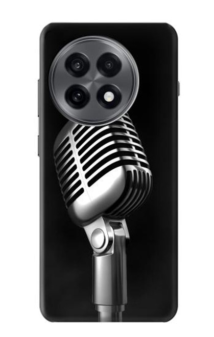 S1672 Retro Microphone Jazz Music Case For OnePlus 13R