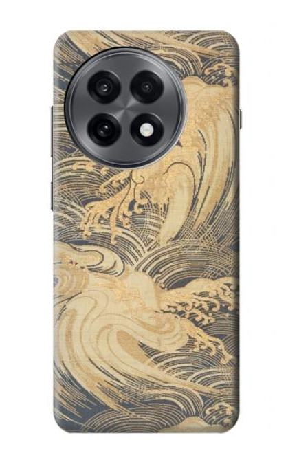 S2680 Japan Art Obi With Stylized Waves Case For OnePlus 13R