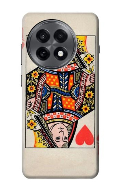 S3429 Queen Hearts Card Case For OnePlus 13R