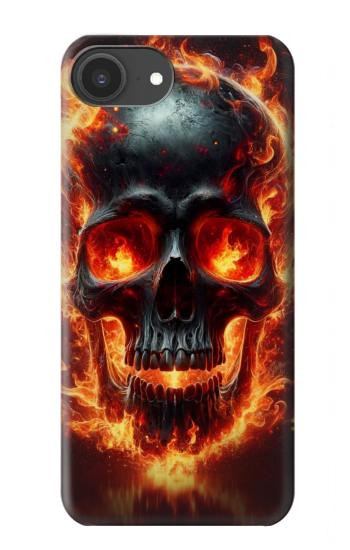 S3986 Fire Skull Case For iPhone 16e, 17e