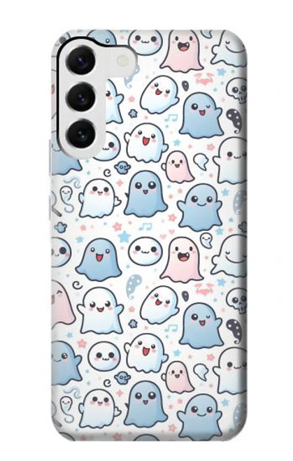 S4013 Seamless Cute Ghost Pattern Case For Samsung Galaxy S23 Plus