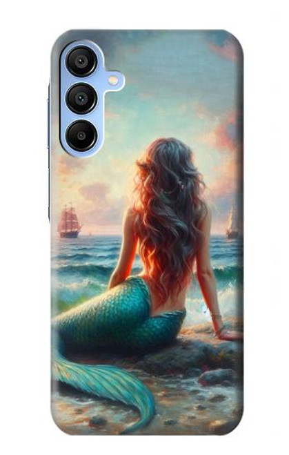 S4006 Oil Painting Mermaid Case For Samsung Galaxy A15 5G