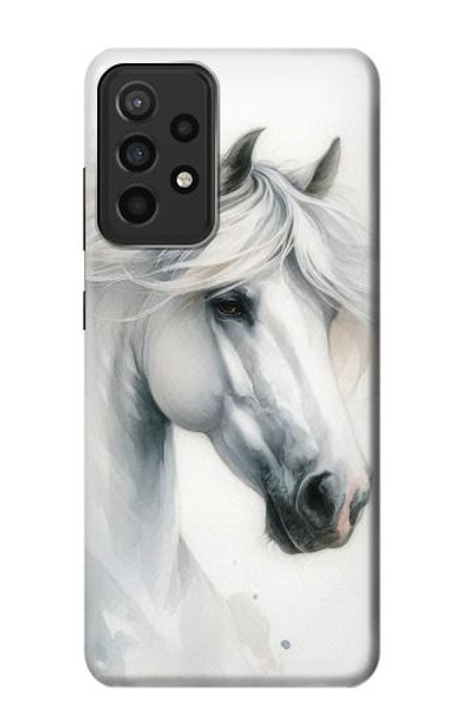S4025 White Horse Painting Case For Samsung Galaxy A52s 5G