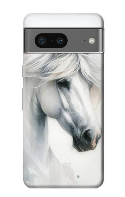 S4025 White Horse Painting Case For Google Pixel 7