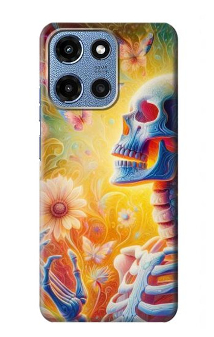 S3976 Colorful Skeleton Case For Motorola Moto G 5G (2025)