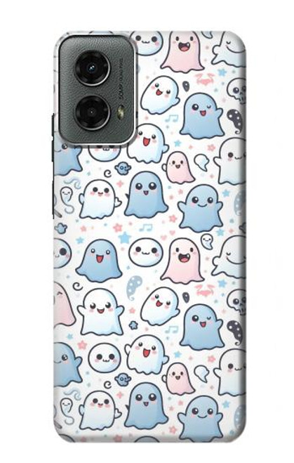 S4013 Seamless Cute Ghost Pattern Case For Motorola Moto G 5G (2024)