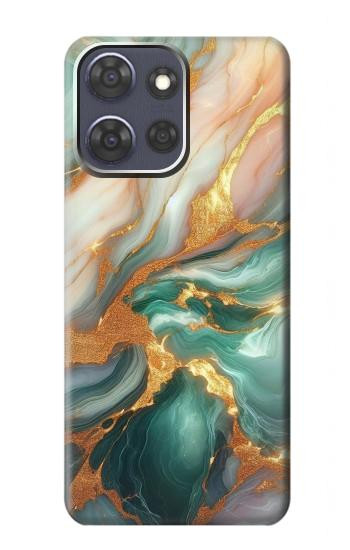 S3993 Green Marble Gold Veins Case For Motorola Moto G Power (2025,2026)