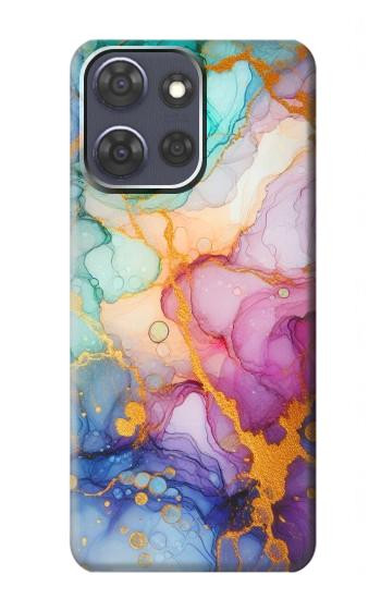 S4001 Multicolored Abstract Lilac Emerald Case For Motorola Moto G Power (2025,2026)