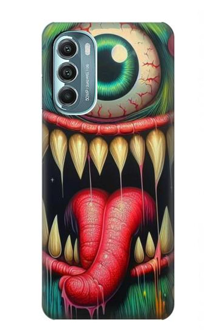 S4000 Monster Graffiti Wall Art Case For Motorola Moto G Stylus 5G (2022)