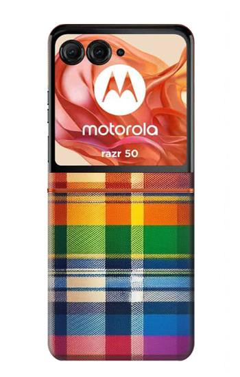 S3983 Fabric Texture LGBTQ Case For Motorola Razr 70,60,50, Razr (2026, 2025, 2024)