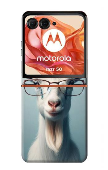 S3991 Goat Glasses Case For Motorola Razr 70,60,50, Razr (2026, 2025, 2024)