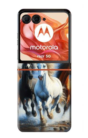 S3996 Horse Running Case For Motorola Razr 70,60,50, Razr (2026, 2025, 2024)