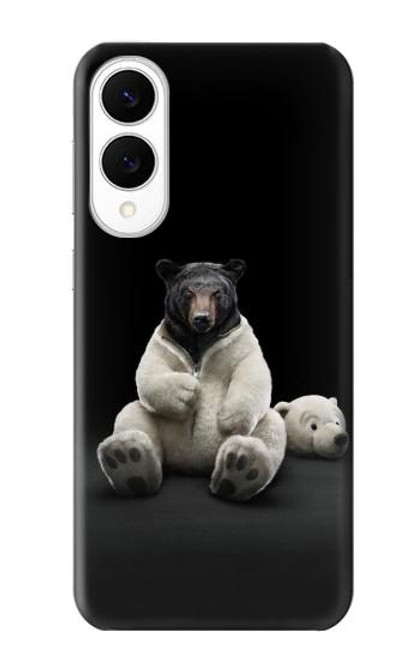 S0878 Black Bear Case For Samsung Galaxy S25 Edge