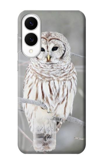 S1566 Snowy Owl White Owl Case For Samsung Galaxy S25 Edge