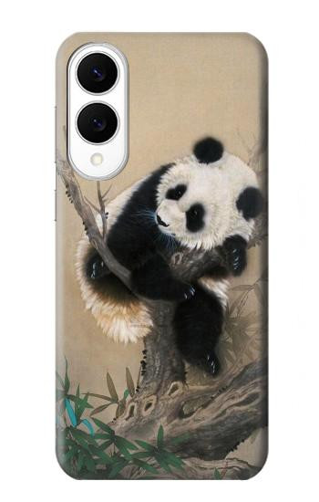S2210 Panda Fluffy Art Painting Case For Samsung Galaxy S25 Edge