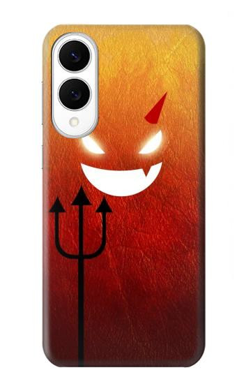S2454 Red Cute Little Devil Cartoon Case For Samsung Galaxy S25 Edge