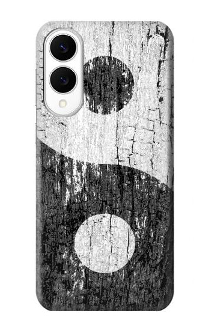 S2489 Yin Yang Wood Graphic Printed Case For Samsung Galaxy S25 Edge