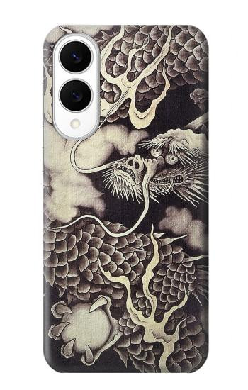 S2719 Japan Painting Dragon Case For Samsung Galaxy S25 Edge
