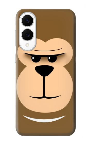 S2721 Cute Grumpy Monkey Cartoon Case For Samsung Galaxy S25 Edge