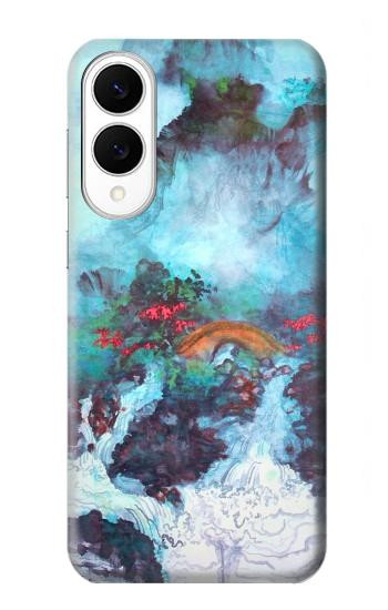 S2724 White Dragon Pool Lui Haisu Case For Samsung Galaxy S25 Edge