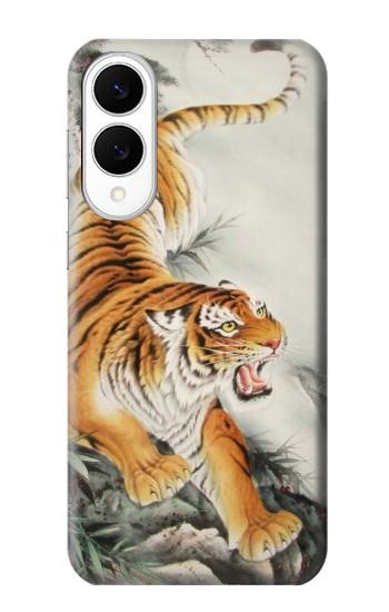 S2751 Chinese Tiger Brush Painting Case For Samsung Galaxy S25 Edge