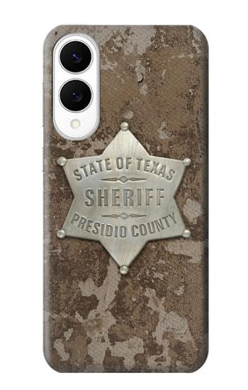 S2868 Texas Presidio County Sheriff Badge Case For Samsung Galaxy S25 Edge