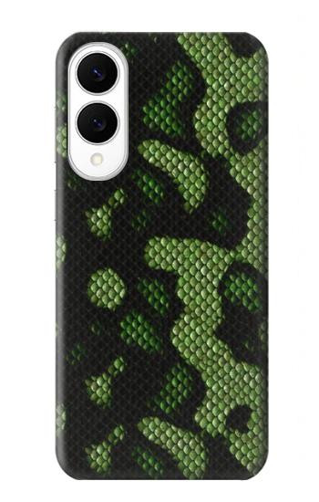 S2877 Green Snake Skin Graphic Printed Case For Samsung Galaxy S25 Edge