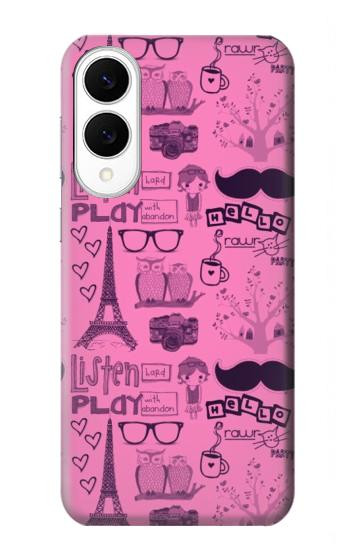 S2885 Paris Pink Case For Samsung Galaxy S25 Edge