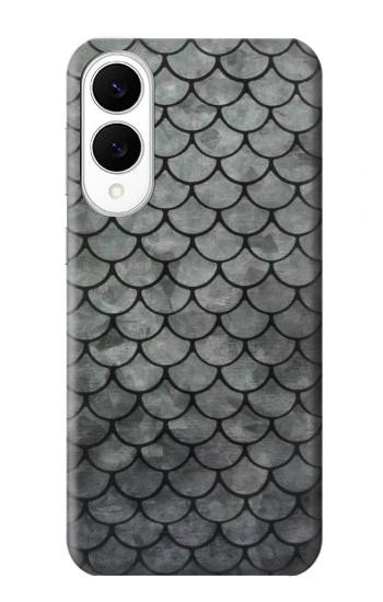 S2950 Silver Fish Scale Case For Samsung Galaxy S25 Edge