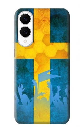 S2990 Sweden Football Soccer Case For Samsung Galaxy S25 Edge