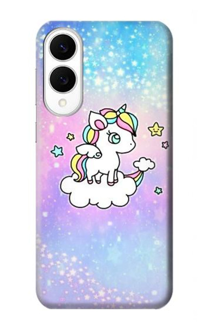 S3256 Cute Unicorn Cartoon Case For Samsung Galaxy S25 Edge
