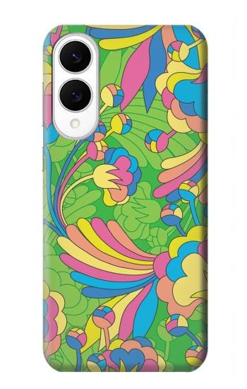 S3273 Flower Line Art Pattern Case For Samsung Galaxy S25 Edge