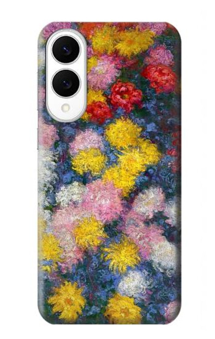 S3342 Claude Monet Chrysanthemums Case For Samsung Galaxy S25 Edge