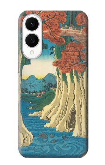 S3348 Utagawa Hiroshige The Monkey Bridge Case For Samsung Galaxy S25 Edge