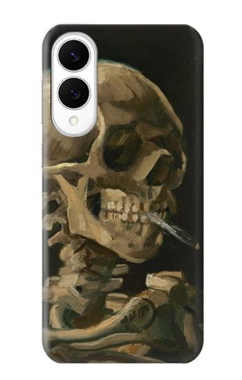 S3358 Vincent Van Gogh Skeleton Cigarette Case For Samsung Galaxy S25 Edge