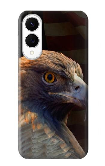 S3376 Eagle American Flag Case For Samsung Galaxy S25 Edge