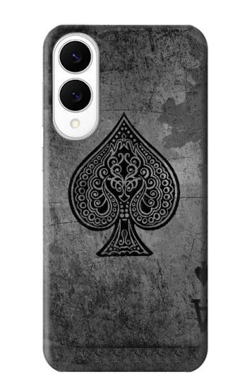 S3446 Black Ace Spade Case For Samsung Galaxy S25 Edge