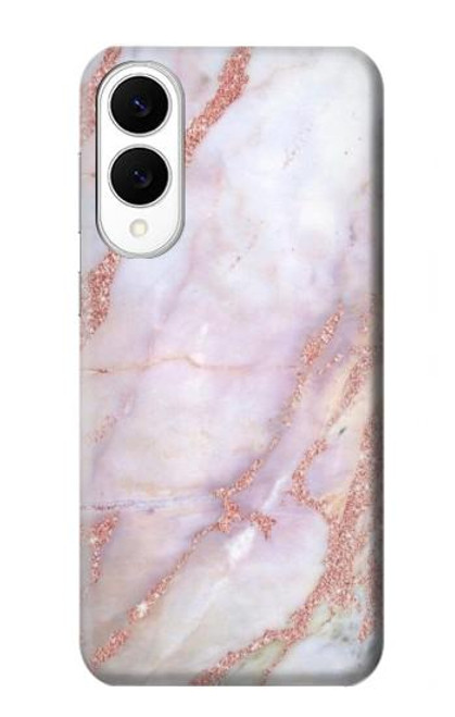 S3482 Soft Pink Marble Graphic Print Case For Samsung Galaxy S25 Edge
