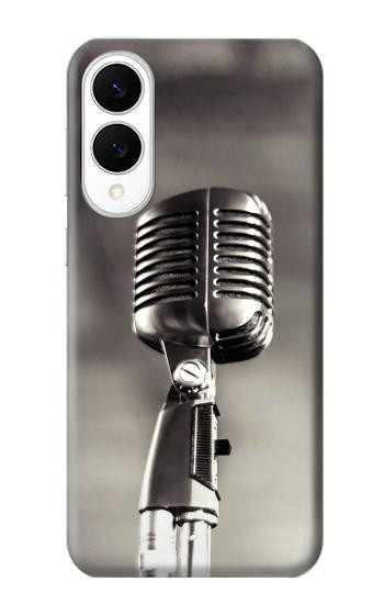 S3495 Vintage Microphone Case For Samsung Galaxy S25 Edge