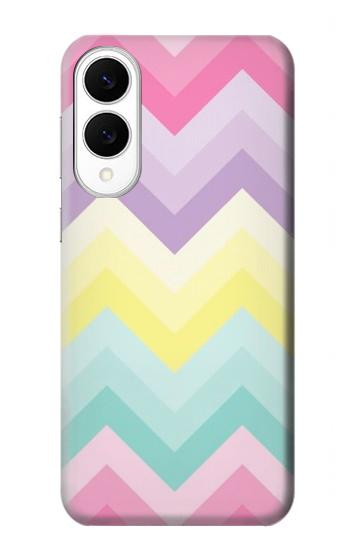 S3514 Rainbow Zigzag Case For Samsung Galaxy S25 Edge