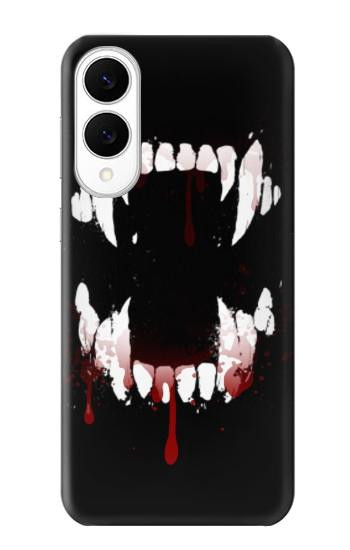 S3527 Vampire Teeth Bloodstain Case For Samsung Galaxy S25 Edge