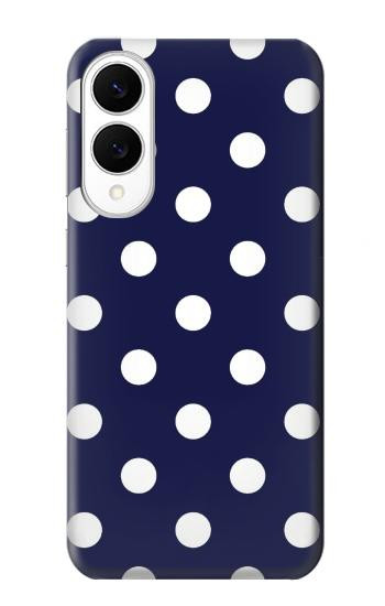 S3533 Blue Polka Dot Case For Samsung Galaxy S25 Edge